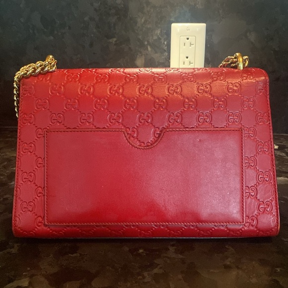 GUCCI GG Padlock Red bag - Picture 4 of 6